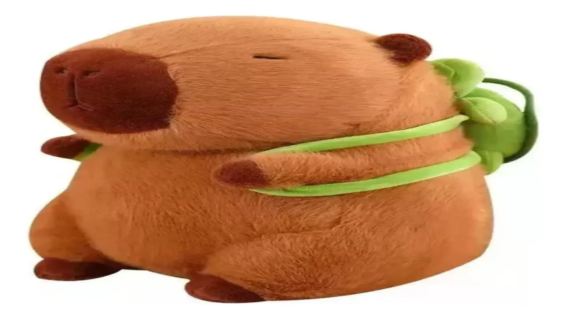 2025: Peluches Capivara e Mochilas Tartaruga 30cm em alta