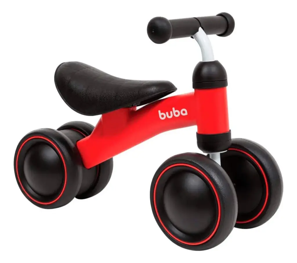 Buba Lança Bicicleta de Equilíbrio Sem Pedal Vermelha 2025