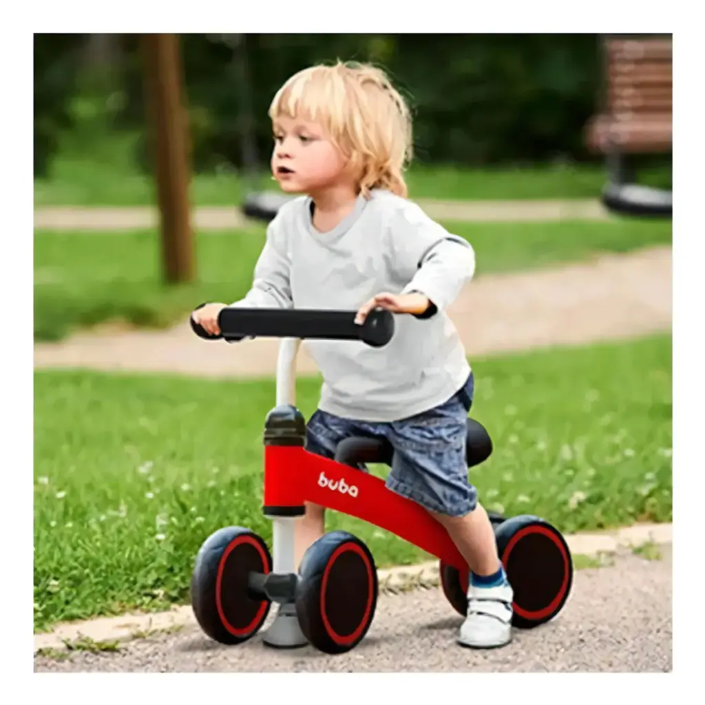 Buba Lança Bicicleta de Equilíbrio Sem Pedal Vermelha 2025