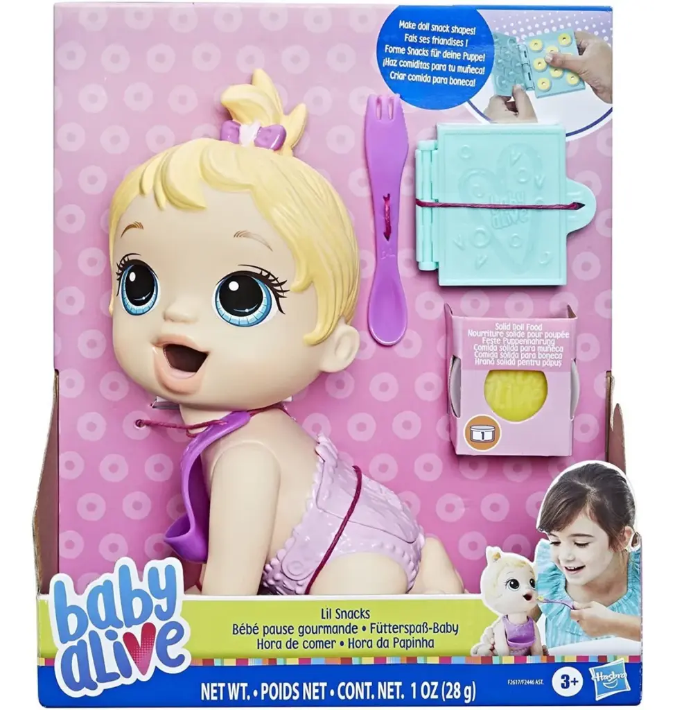 Hasbro lança Baby Alive Hora Da Papinha Loira F2617 em 2025