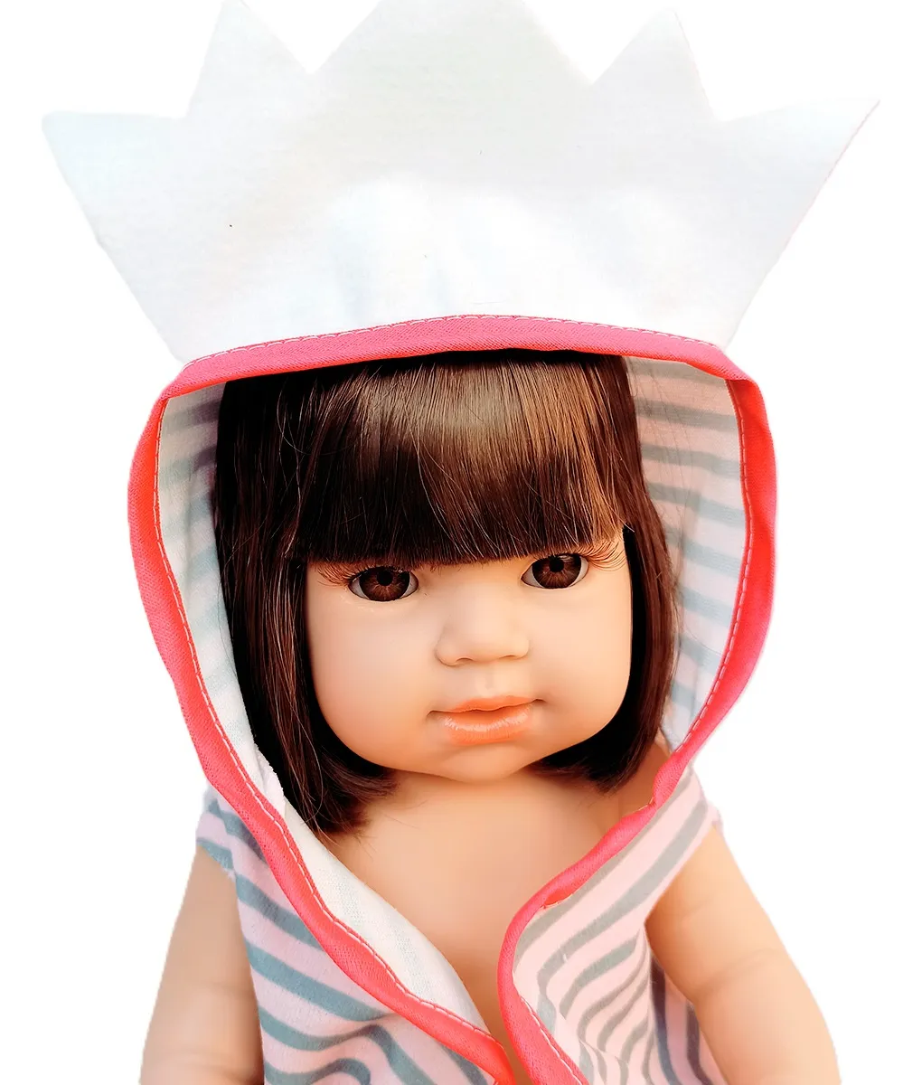 Boneca Bebê Reborn Princesa 45cm chega ao Brasil com enxoval completo