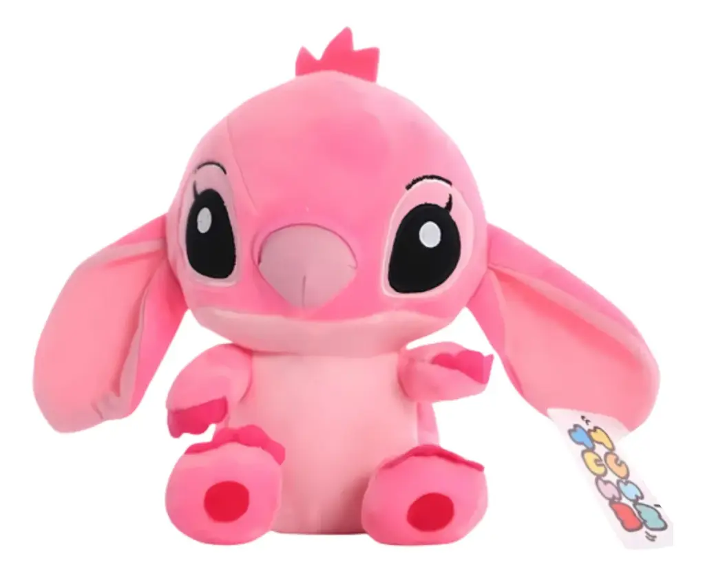 Boneco de Pelúcia Stitch Rosa 20cm vira febre entre pais