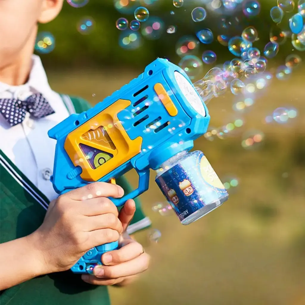 Brinquedo Máquina Bolha de Sabão Pistola Automática no ML