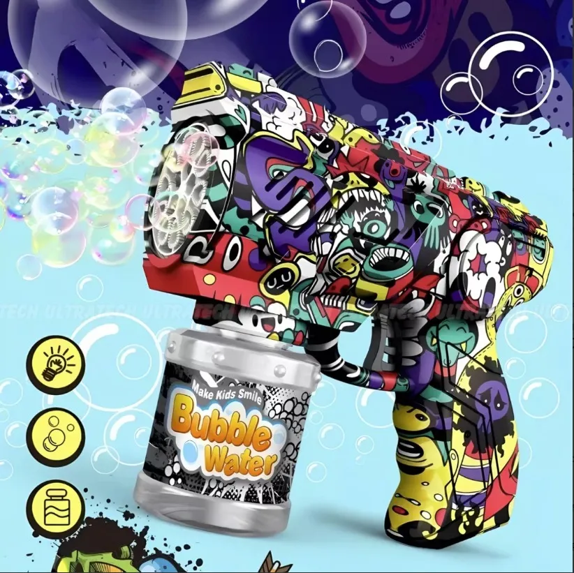 Máquina de Bolha Automática c/ Luz Colorida Top 20 ML 2025