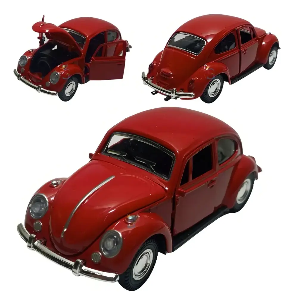 Novo Carrinho De Ferro Fusca 1/32 Azul-escuro no Brasil 2025