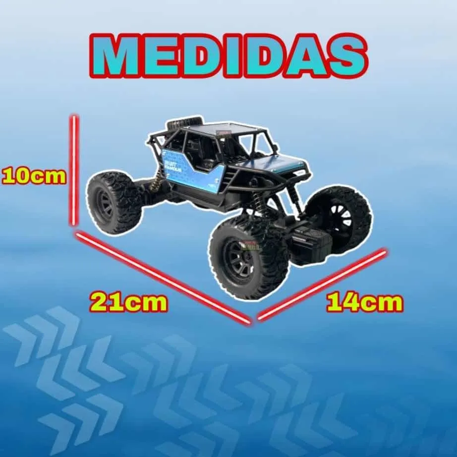 Carrinho 4x4 com USB e controle remoto agrada famílias