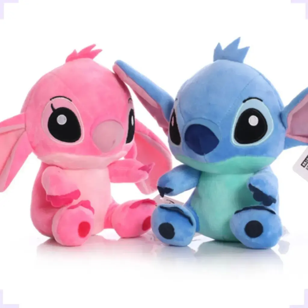 Pelúcias Stitch e Angel Lilo & Stitch chegam ao Brasil 2025