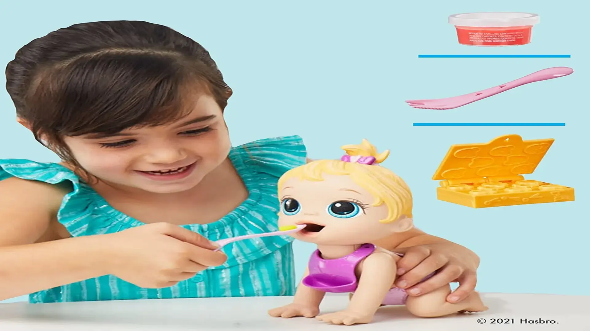 Hasbro lança Baby Alive Hora Da Papinha Loira F2617 em 2025
