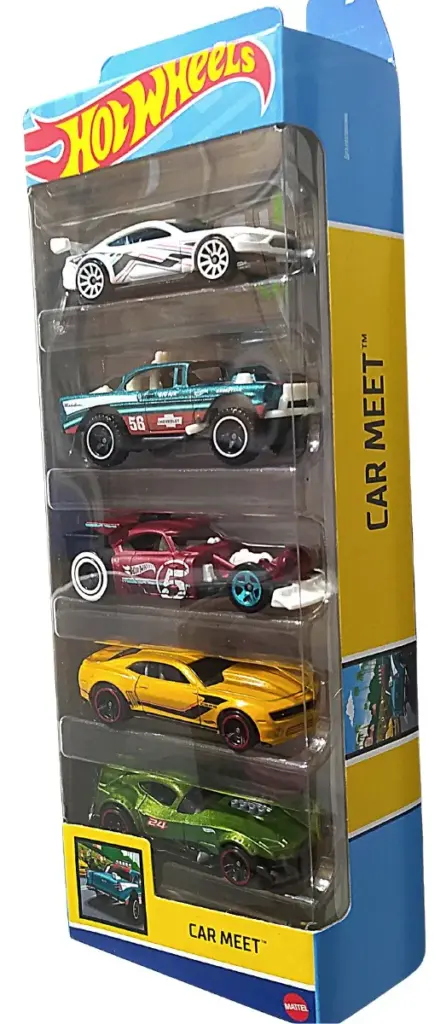 Hot Wheels Cartela Multicolor de 5 Carrinhos é Top 20 no ML