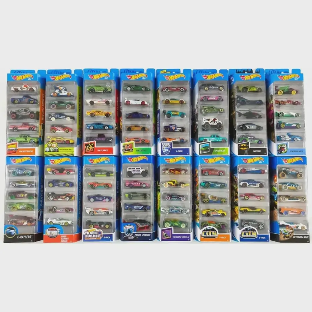 Hot Wheels Cartela Multicolor de 5 Carrinhos é Top 20 no ML