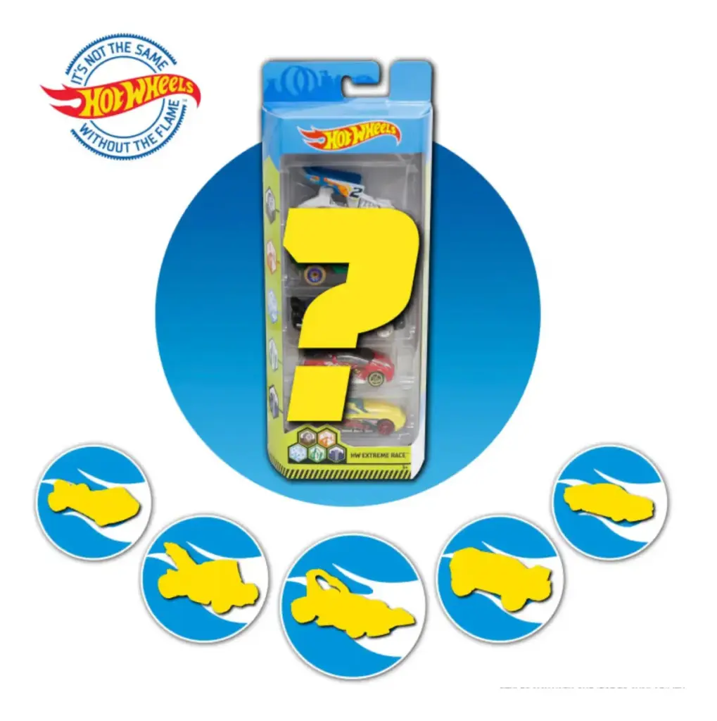 Hot Wheels Cartela Multicolor de 5 Carrinhos é Top 20 no ML