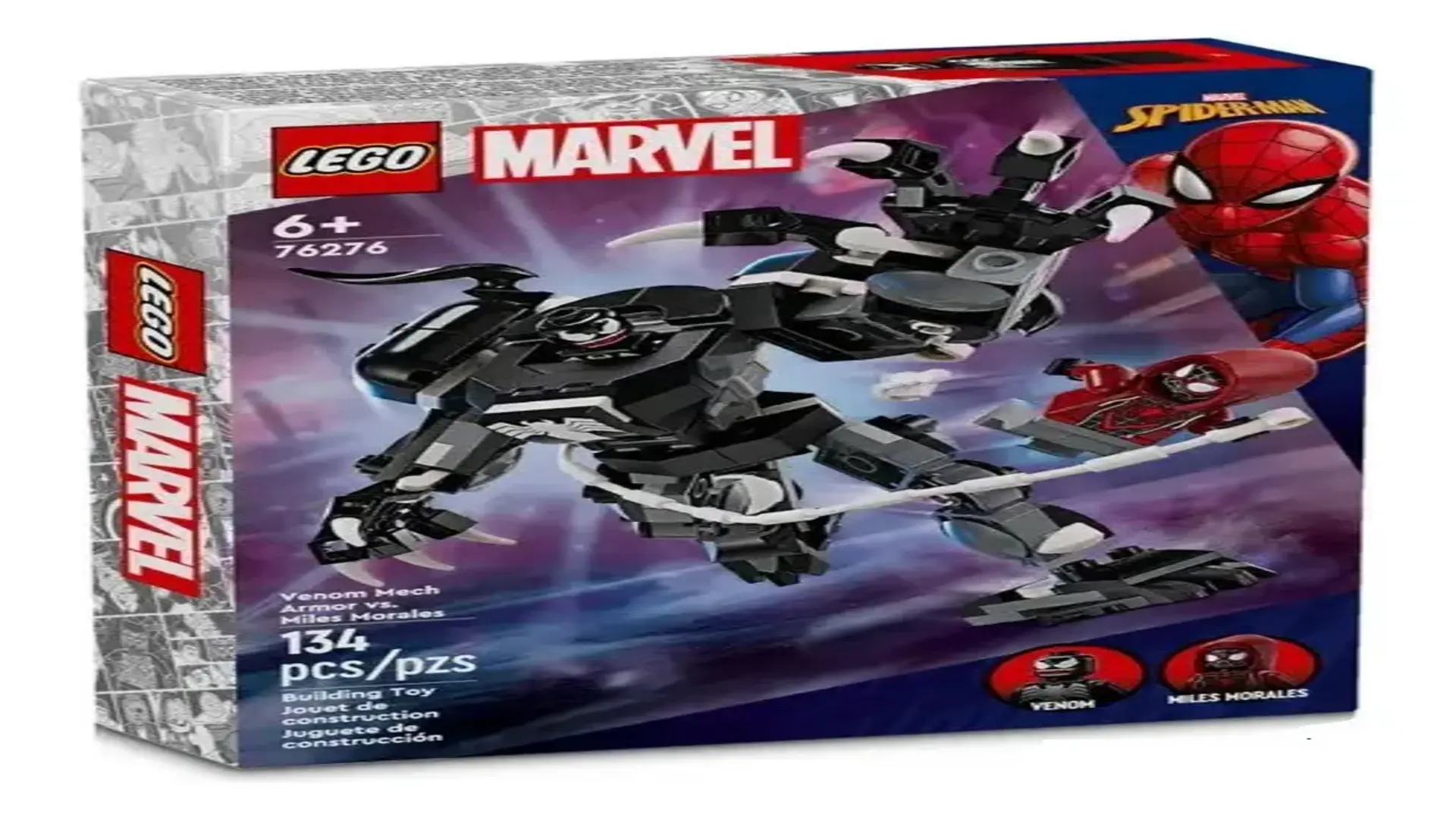 LEGO 76276 Mech Venom Vs Miles Morales chega em 2025
