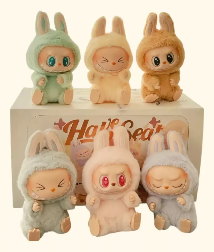 Labubu Have A Seat: pelúcia Pop Mart encanta crianças