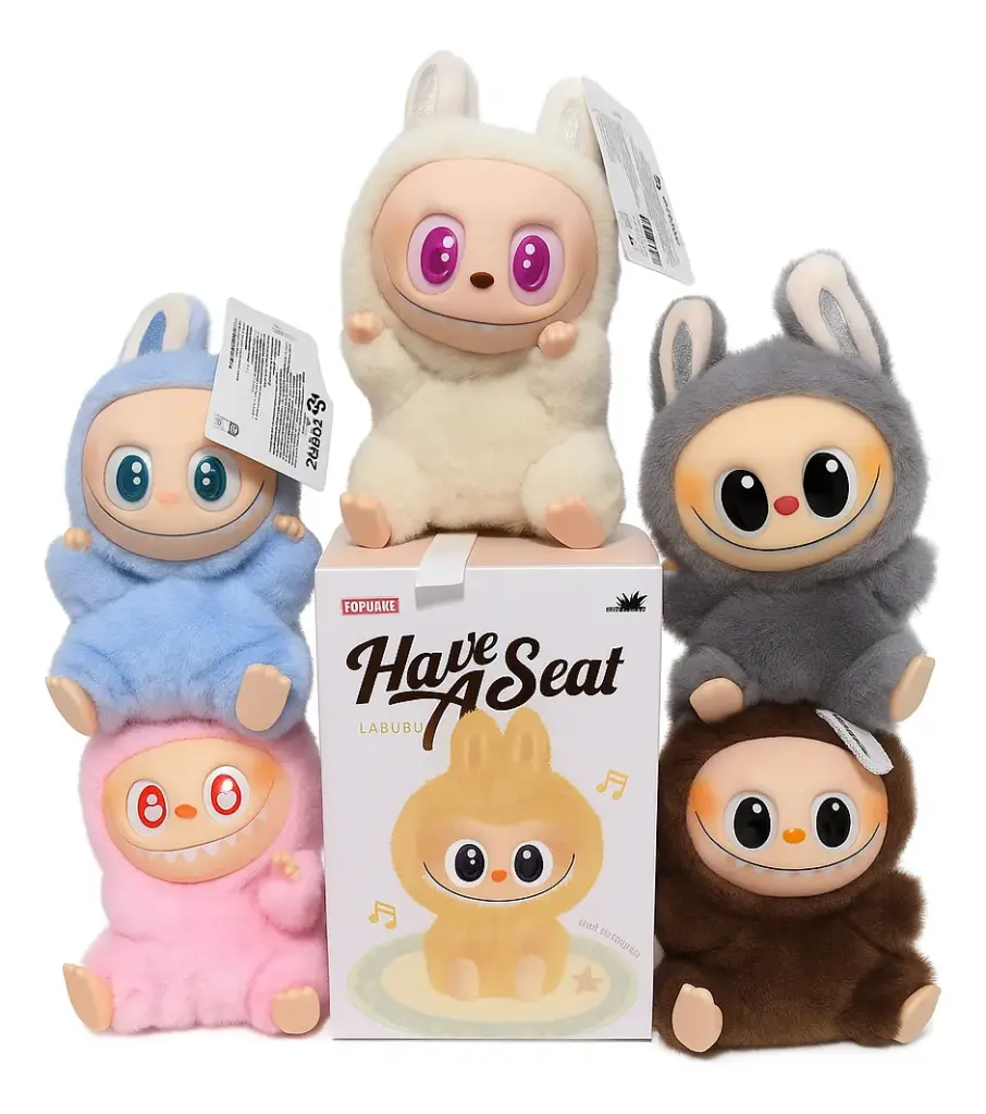 Labubu Have A Seat: pelúcia Pop Mart encanta crianças