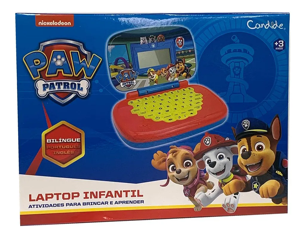 Laptop da Patrulha Canina - Bilingue chega ao Brasil em 2025
