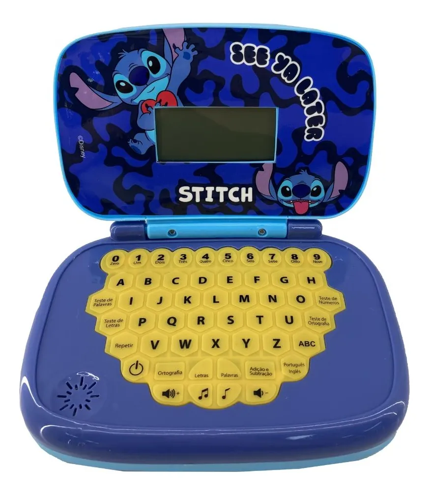 Candide lança Laptop Educativo Disney Stitch Bilingue 2025