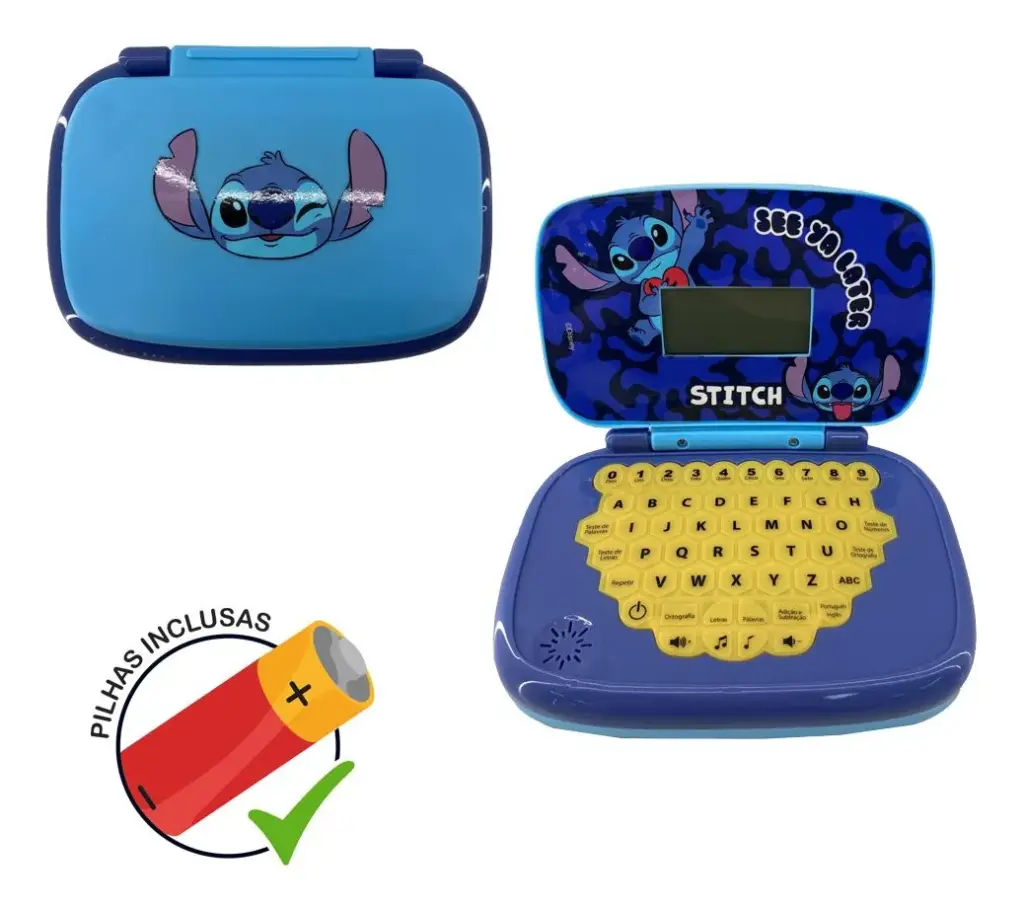 Candide lança Laptop Educativo Disney Stitch Bilingue 2025