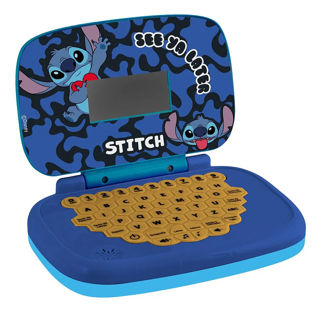 Candide lança Laptop Educativo Disney Stitch Bilingue 2025