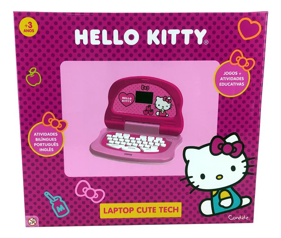 Em 2025, Laptop Hello Kitty Tech Bilíngue Candide se destaca