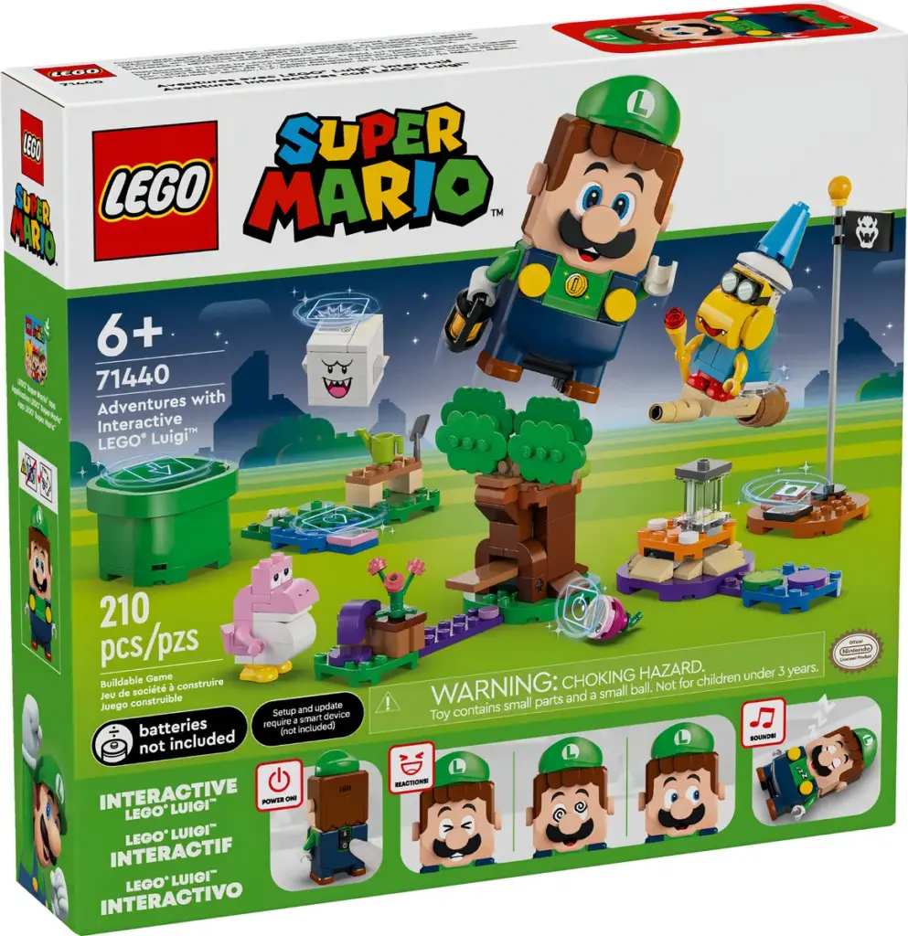 Lego 71440 Aventuras Interativas Com O Luigi chega em 2025
