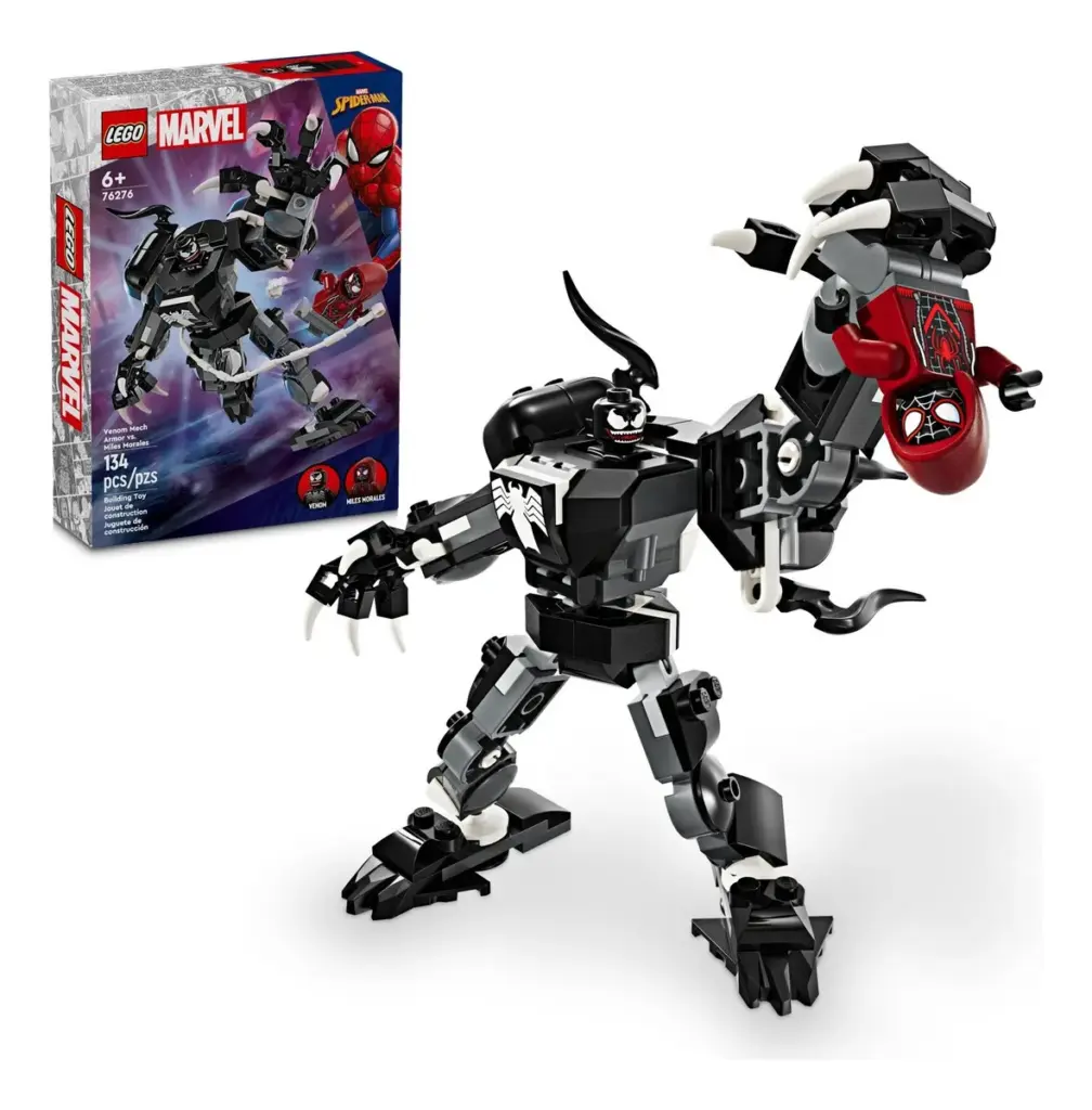 LEGO 76276 Mech Venom Vs Miles Morales chega em 2025