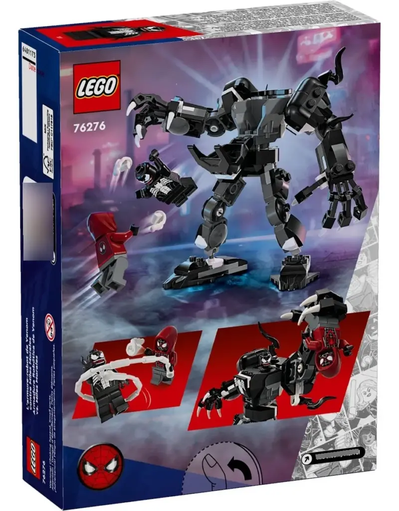 LEGO 76276 Mech Venom Vs Miles Morales chega em 2025