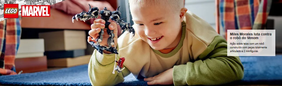 LEGO 76276 Mech Venom Vs Miles Morales chega em 2025