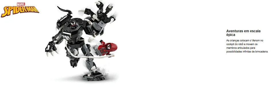 LEGO 76276 Mech Venom Vs Miles Morales chega em 2025