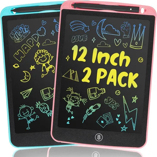 Lousa Digital 12" LCD Infantil Rosa chega ao Brasil em 2025