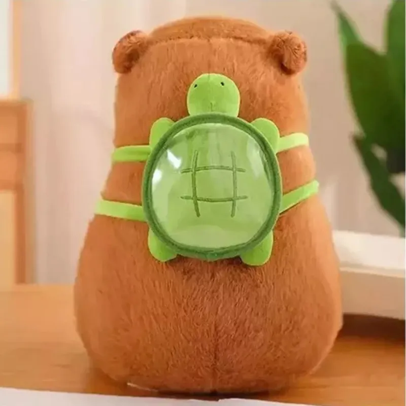 2025: Peluches Capivara e Mochilas Tartaruga 30cm em alta