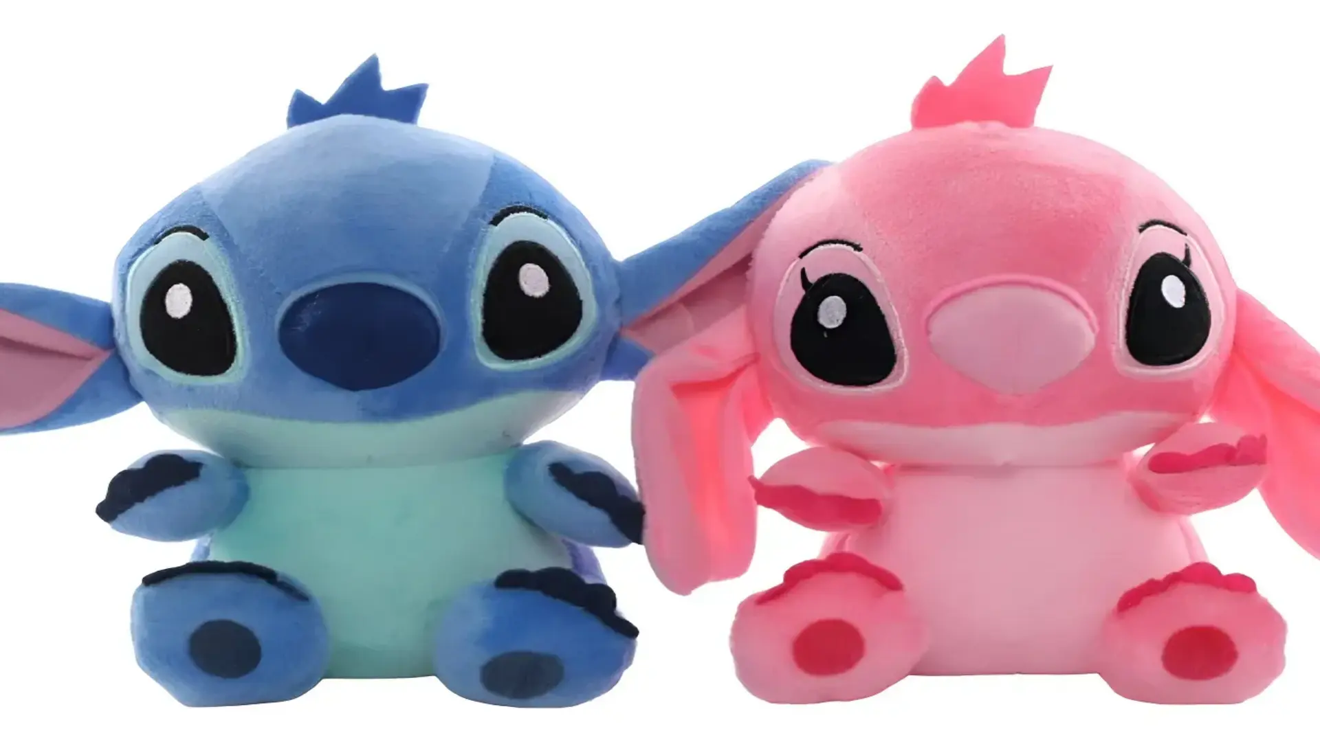 Pelúcias Stitch e Angel Lilo & Stitch chegam ao Brasil 2025