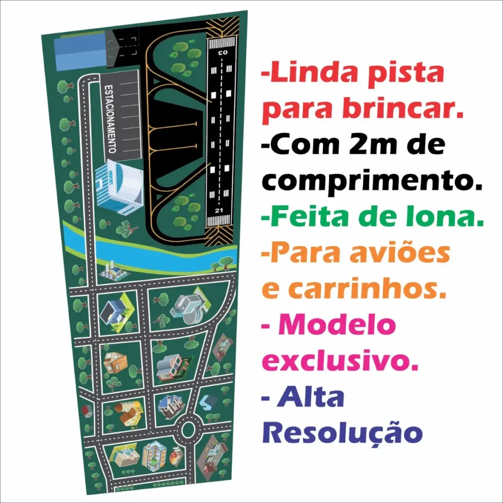 Pista Para Hot Wheels Pista + Aeroporto Top - Mais Vendida com Diversão Garantida