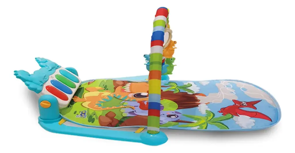 Piano Play Funny Dino: tapete que anima e desenvolve bebês
