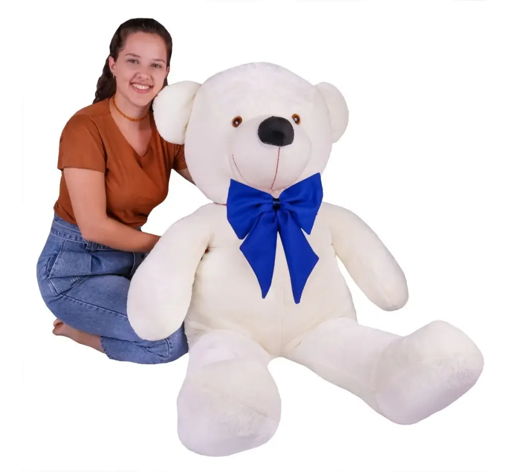 Pais aprovam Urso Gigante de Pelúcia LuckBaby 90 cm