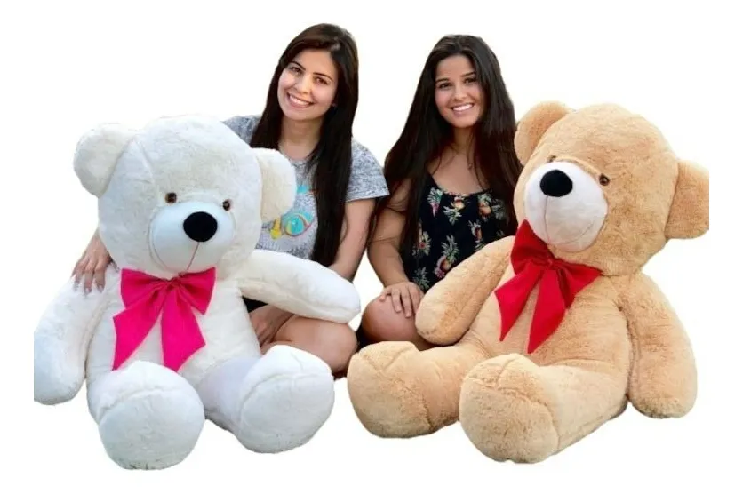 Pais aprovam Urso Gigante de Pelúcia LuckBaby 90 cm