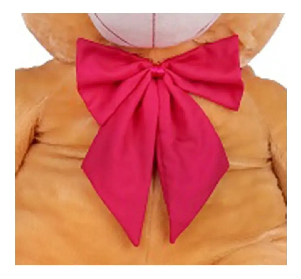 Novo Urso Pelúcia Teddy 1,10m Doce de Leite Personalizado