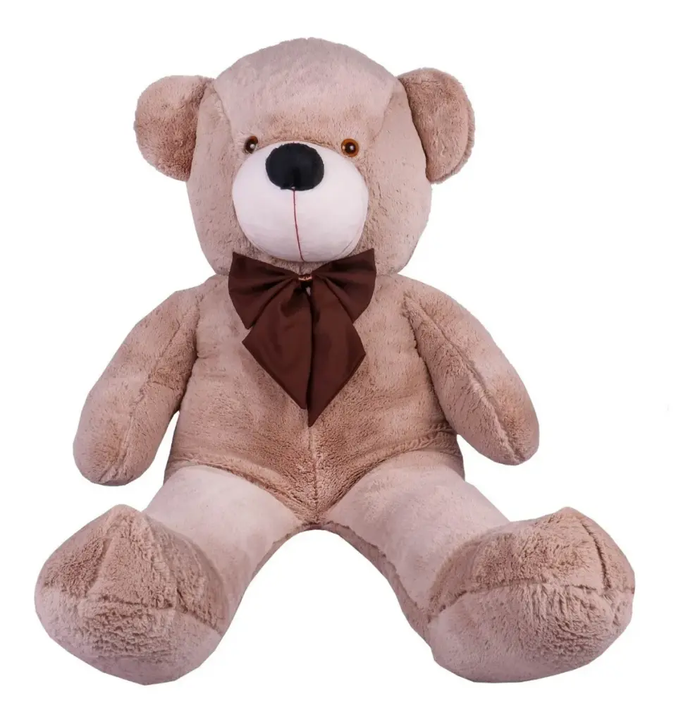 Urso Pelúcia Teddy 1,10 m Avelã chega ao Brasil em 2025
