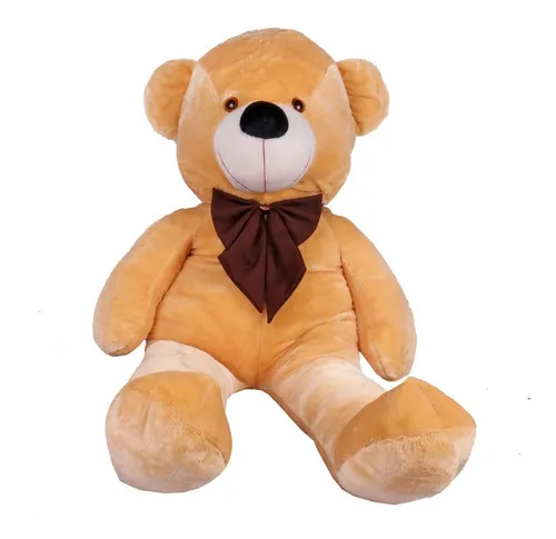 2025: Urso Teddy Gigante 1,10m com Laço Antialérgico