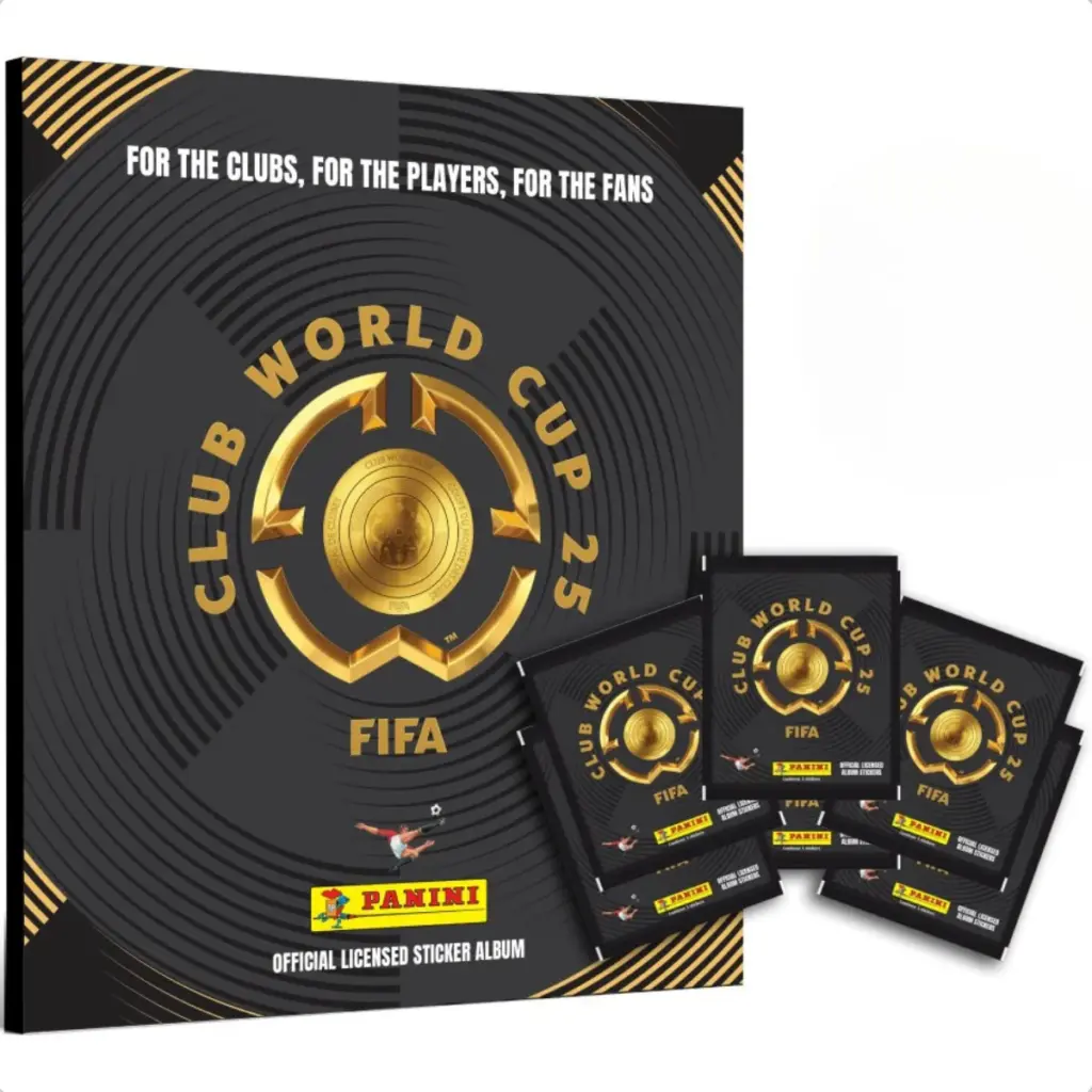 Álbum Fifa Club World Cup 2025 Capa Dura com 250 Figurinhas