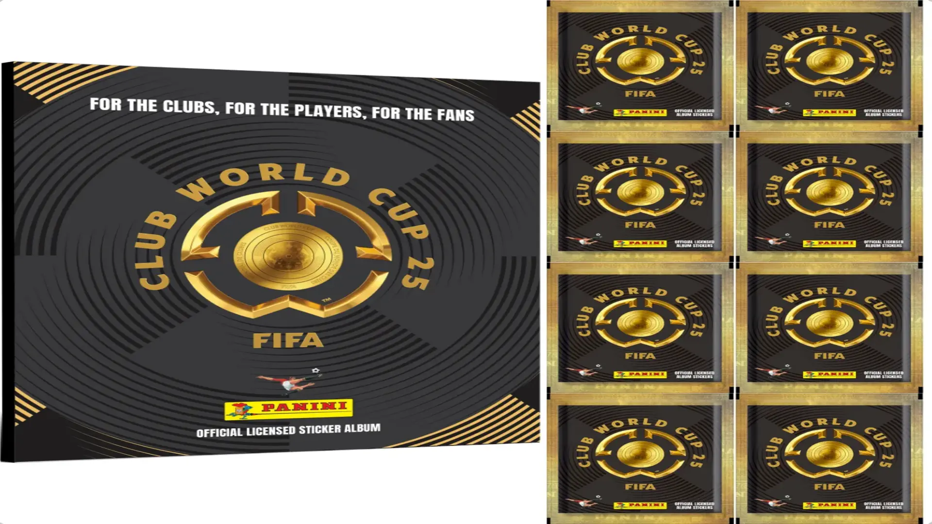 Álbum Fifa Club World Cup 2025 Capa Dura com 250 Figurinhas