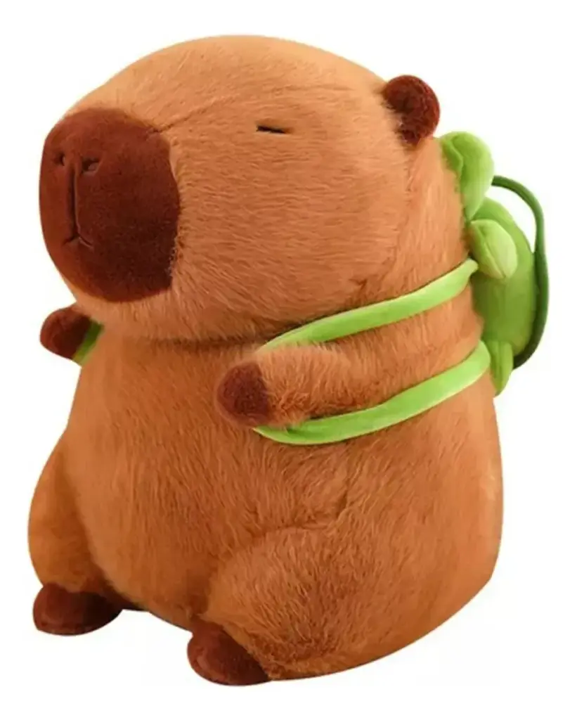 Novo kit de pelúcia capivara e tartaruga chama atenção