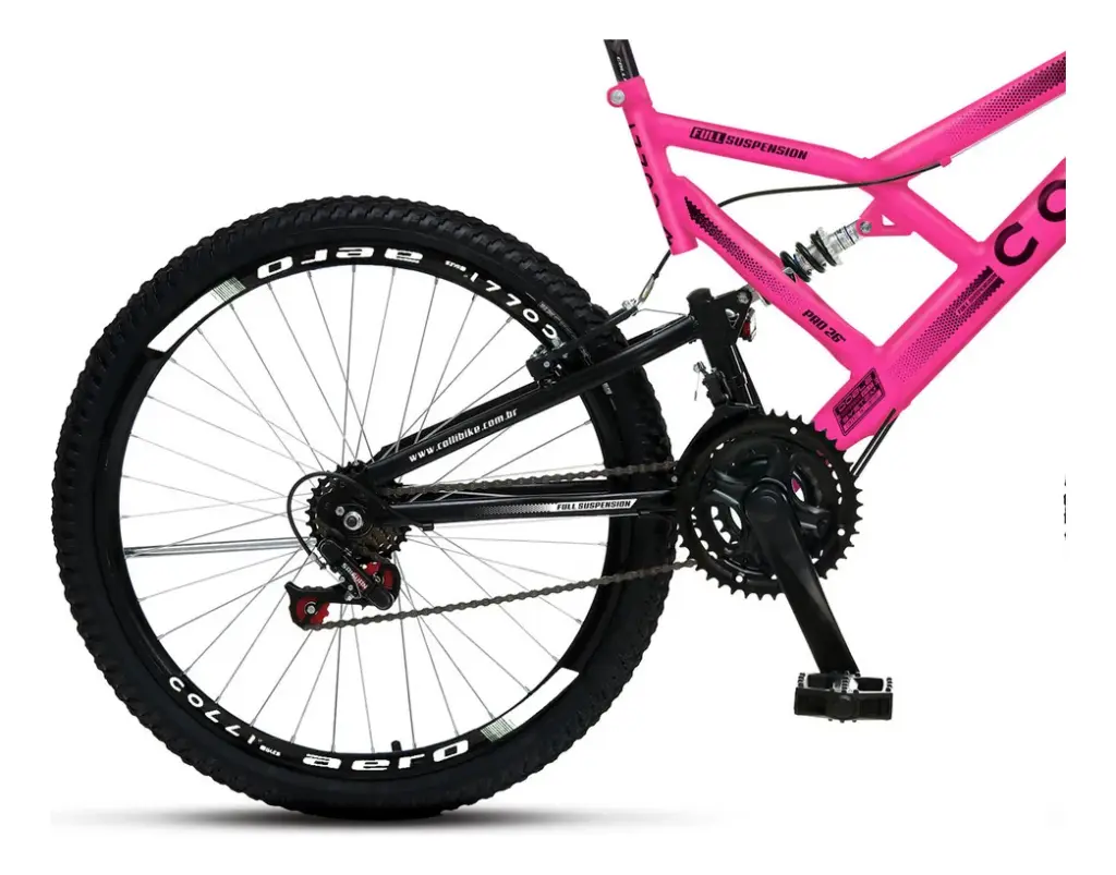 Bicicleta Colli GPS Aro 26 Rosa tem bom custo-benefício