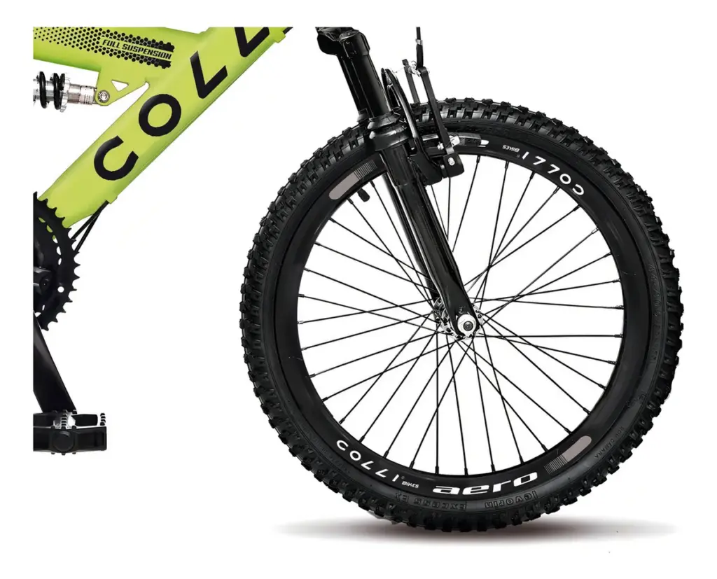 Pais aprovam Bike Colli GPS Suspensão Dupla 20 Amarelo-Neon