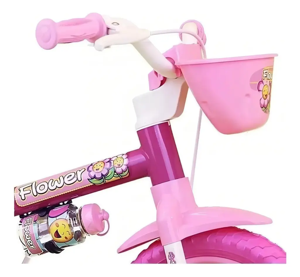 Bicicleta Flower Aro 12 Nathor: segurança e charme