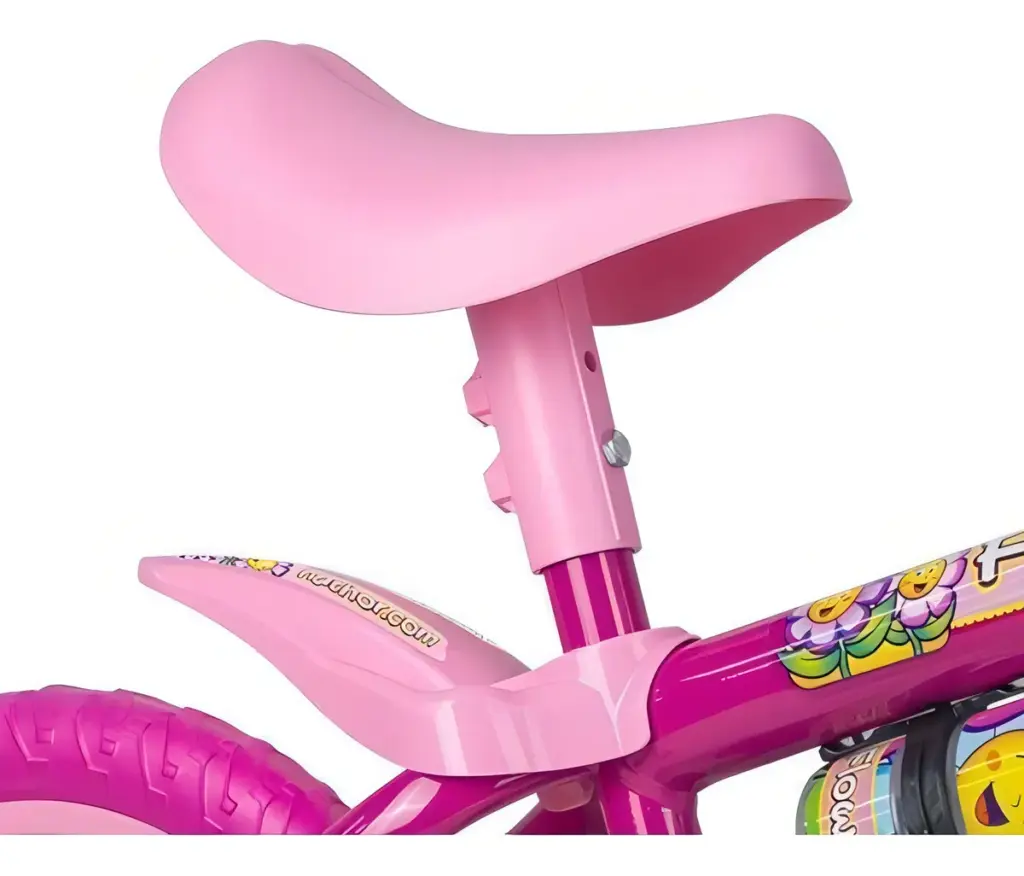 Bicicleta Flower Aro 12 Nathor: segurança e charme