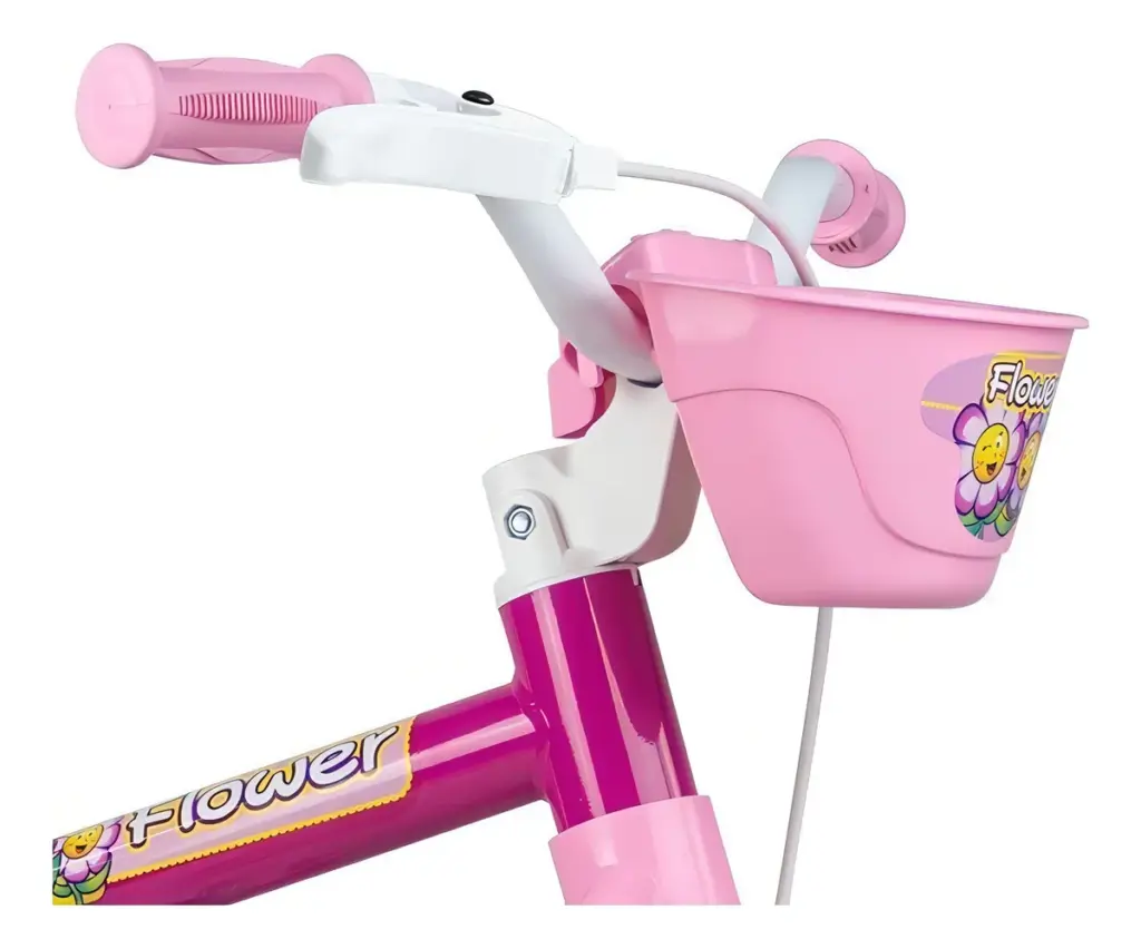 Bicicleta Flower Aro 12 Nathor: segurança e charme