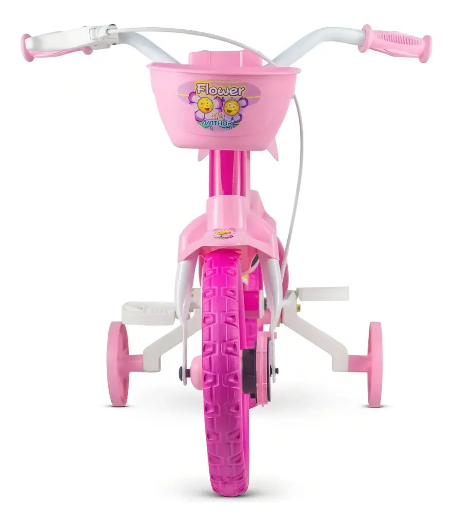 Bicicleta Flower Aro 12 Nathor: segurança e charme