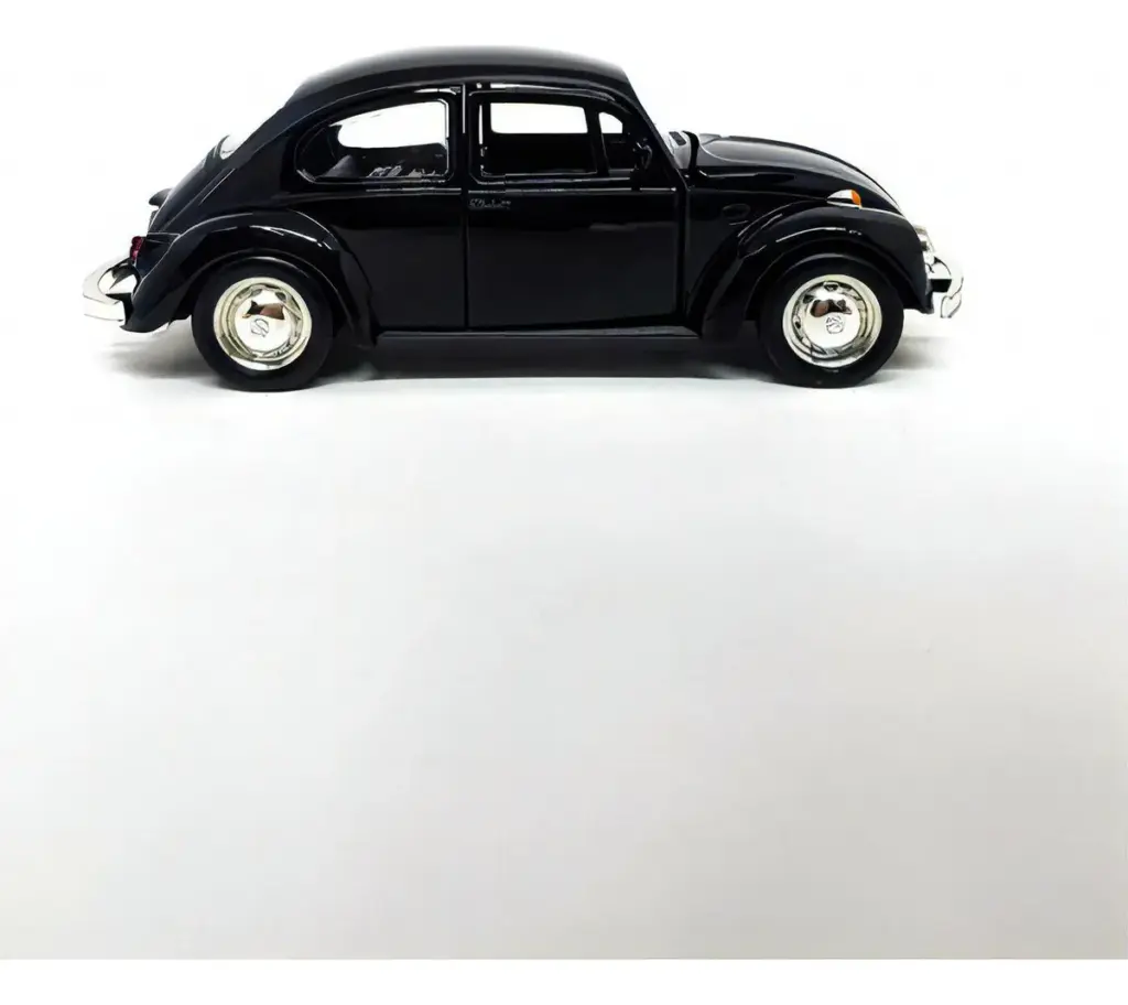 Carrinho Fusca 1:32 impressiona pela durabilidade e charme