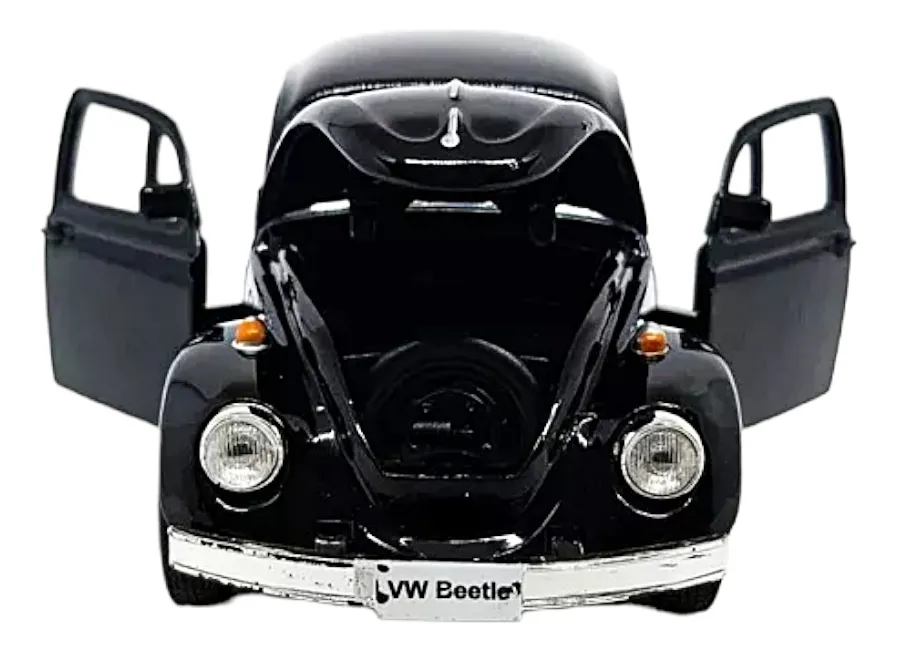Carrinho Fusca 1:32 impressiona pela durabilidade e charme
