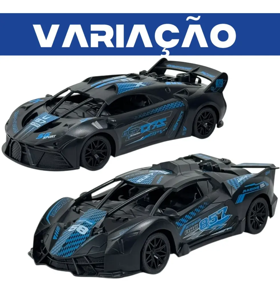 Toy King RC 857 conquista crianças com fumaça e LEDs